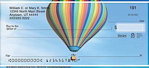 Hot Air Balloons Personal Checks