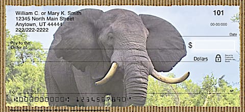 Elephants Personal Checks