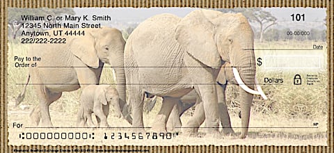 Elephants Personal Checks
