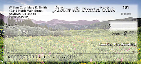 America the Beautiful Personal Checks