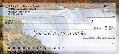 America the Beautiful Personal Checks