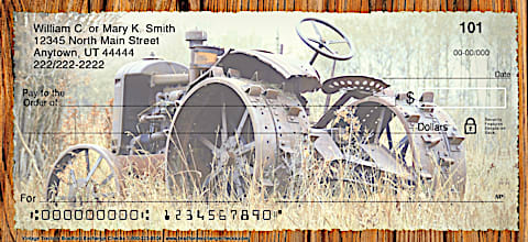 Vintage Tractors Personal Checks