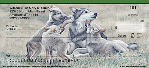 Maternal Wolves Personal Checks