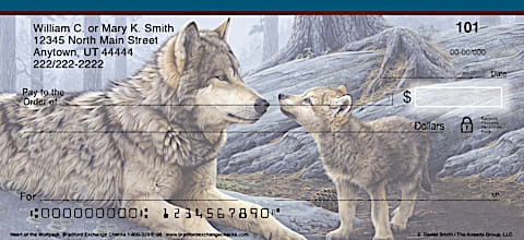 Maternal Wolves Personal Checks