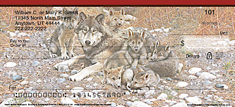 Maternal Wolves Personal Checks