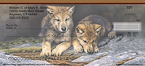 Maternal Wolves Personal Checks