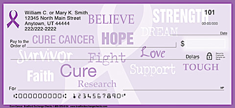 Cure Cancer Personal Checks