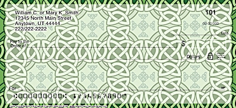 Celtic Knots Personal Checks