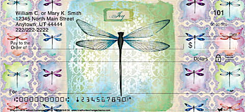 Dragonflies Personal Checks