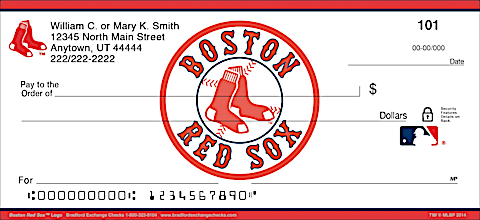 Boston Red Sox™ MLB® Logo Personal Checks