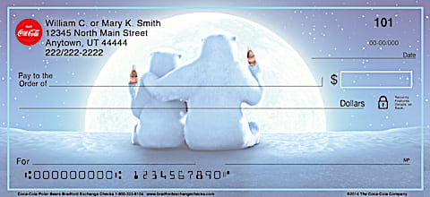 Coca-Cola® Polar Bears Personal Checks