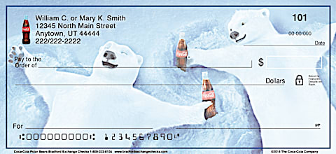 Coca-Cola® Polar Bears Personal Checks