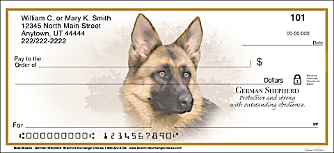 Best Breeds - German Shepherd Personal Checks