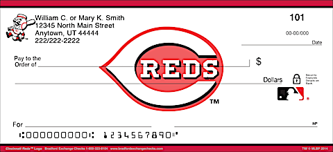 Cincinnati Reds™ MLB® Logo Personal Checks