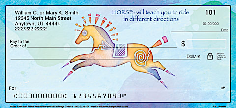 Animal Wisdom Personal Checks