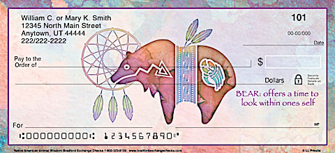 Animal Wisdom Personal Checks