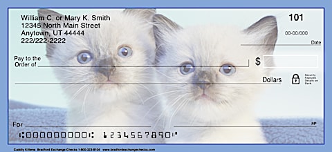 Cuddly Kittens Personal Checks