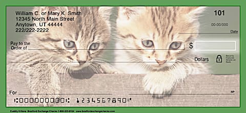 Cuddly Kittens Personal Checks