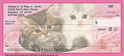 Cuddly Kittens Personal Checks