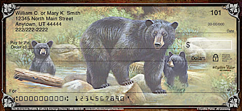 North American Wildlife Personal Checks