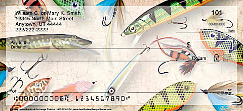 Fishing Lures Personal Checks