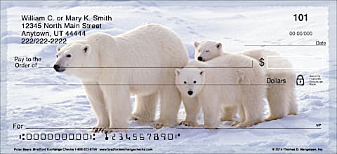 Polar Bears Personal Checks