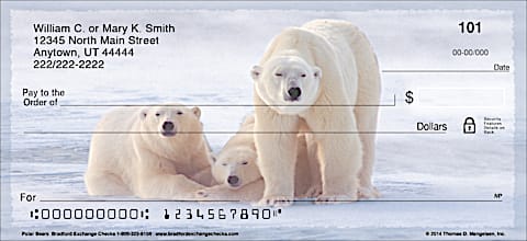 Polar Bears Personal Checks