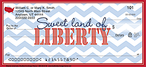 Chevron Americana Personal Checks