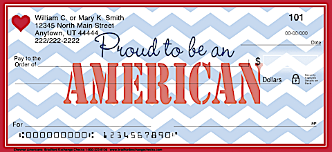 Chevron Americana Personal Checks