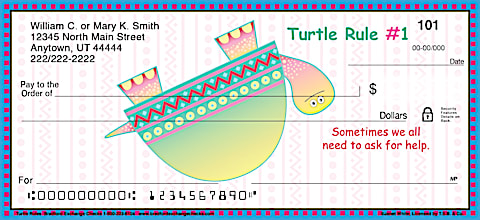 Turtle Rules Personal Checks