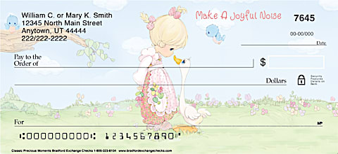 Classic Precious Moments Personal Checks