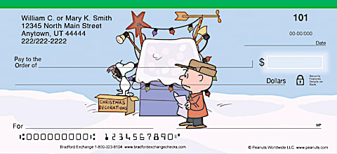 A Charlie Brown Christmas Personal Checks