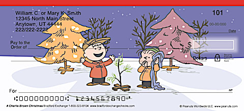 A Charlie Brown Christmas Personal Checks