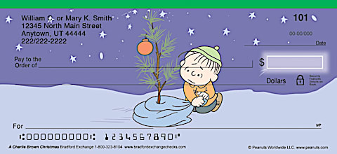 A Charlie Brown Christmas Personal Checks