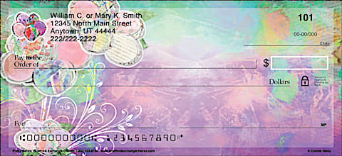 Pretty Petals Personal Checks