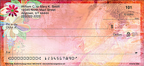 Pretty Petals Personal Checks