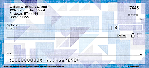 Geometrics Personal Checks