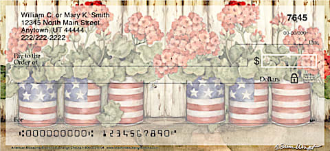 American Blossoms Personal Checks