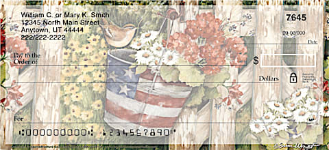 American Blossoms Personal Checks