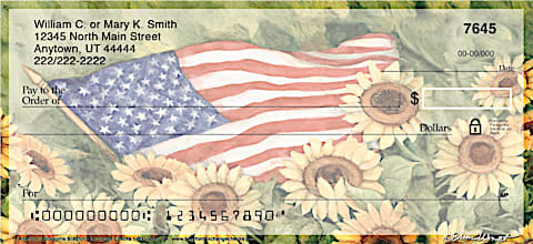 American Blossoms Personal Checks