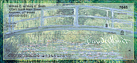 Monet: Nature Personal Checks