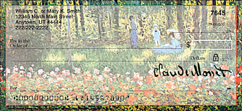 Monet: Nature Personal Checks