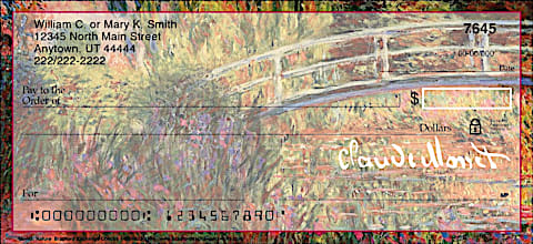 Monet: Nature Personal Checks