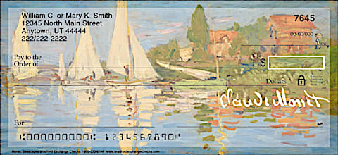 Monet: Seascapes Personal Checks