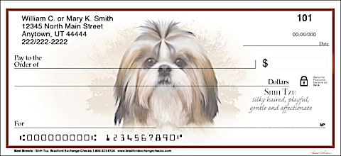 Best Breeds - Shih Tzu Personal Checks