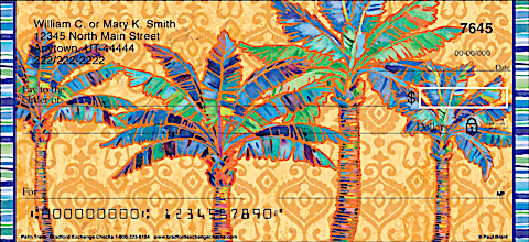 Palm Trees Personal Checks