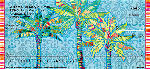 Palm Trees Personal Checks