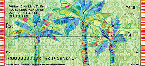 Palm Trees Personal Checks