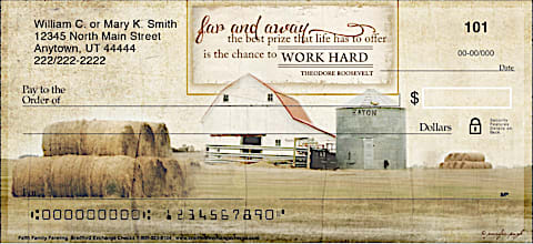 Faith Family Farming Personal Checks