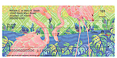 Flamingo Lagoon Personal Checks